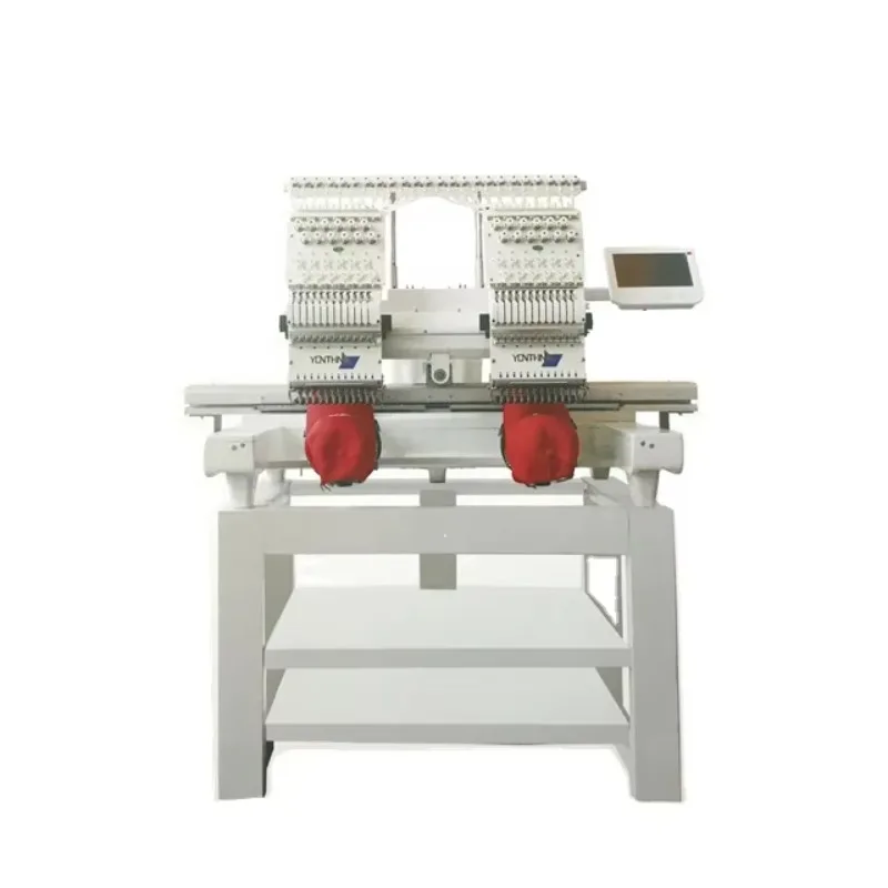 Customized Home Use High Speed Multi 2 Head Embroidery Machine Computerized Price For Cap And Flat Garments