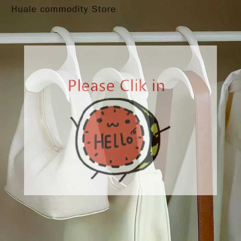 

【HG】3/5 шт., расширенная пластиковая вешалка, соединительный крючок, штабелируемая компактная многофункциональная сумка для хранения и подвесная стойка для шляп