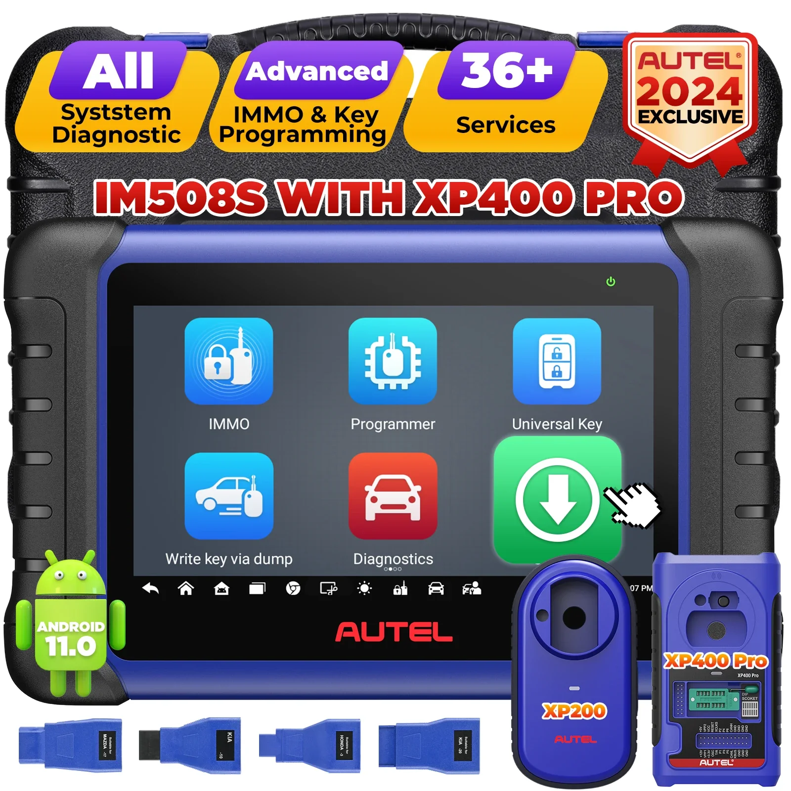 AUTEL IM508S PRO WITH XP400PRO LIKE IM608 PRO II IM608S II UPGRADE Of IM508S IM508 IM608 Vehicle Diagnostic SCANNER Tool