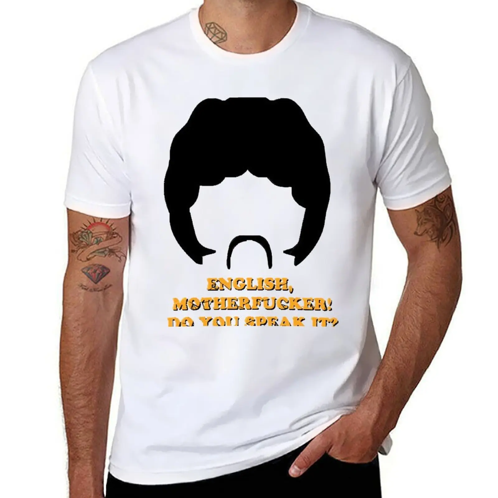 

Pulp Fiction Phrase T-Shirt cotton t shirt pack cotton tshirt 100% T-Shirt