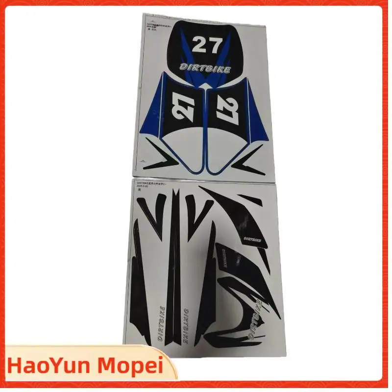 

Синие разноцветные наклейки, подходящие для внедорожных мотоциклов 49CC. Красивые и высококачественные.