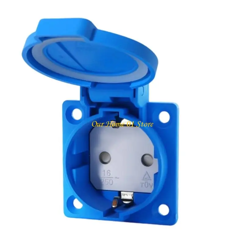 M4YC Universals Outdoor Electrical Socket Embedded Receptacle Industrial Wiring Connector Power Outlet Easy to Install