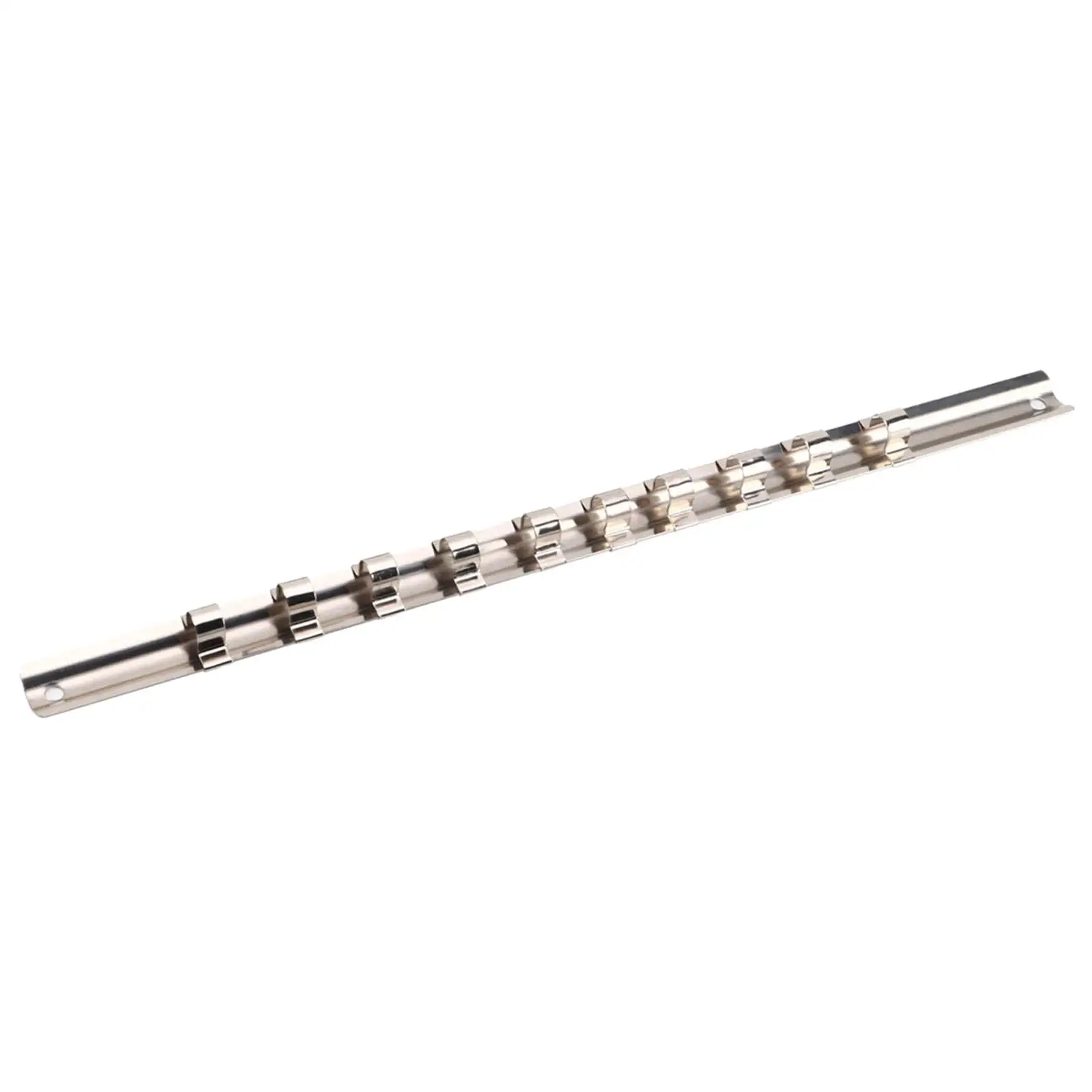Socket Holder Stainless Steel Sliding Rail Tray for 3 8 Inch Drive Metric SAE Garage Storage