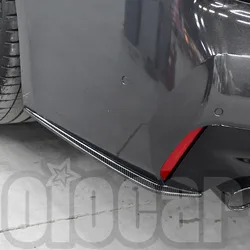 oiomotors Dry Carbon Rear Bumper Side Splitters Lip for BMW F90 M5