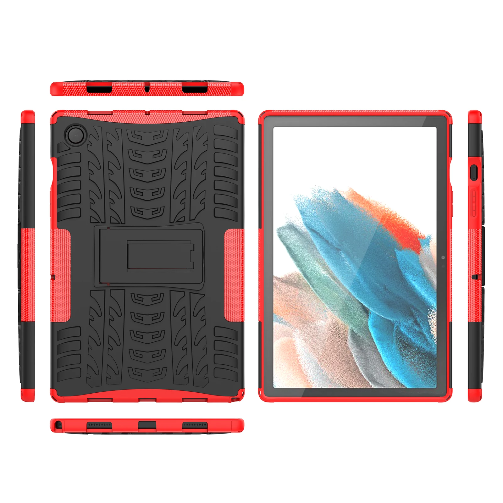 Coque de protection antichoc pour enfants, étui de 10.5 pouces pour Samsung Galaxy Tab A8 10.5 SM-X200 X205 X200 X205, tablette TPU + PC