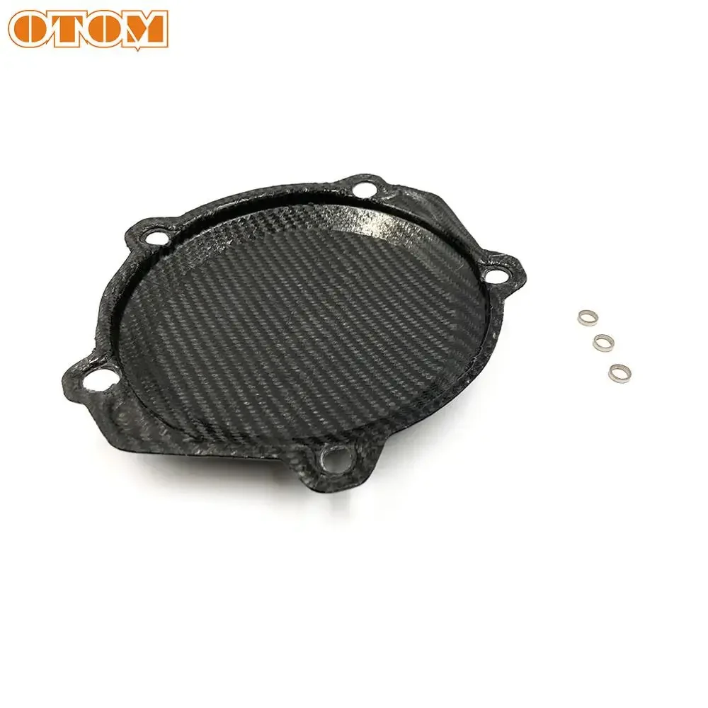 OTOM دراجة نارية الإشعال غطاء القابض ألياف الكربون محرك الحرس لهوندا CRF250X 2009-2017 CRF250R CRF250R 2009-2017