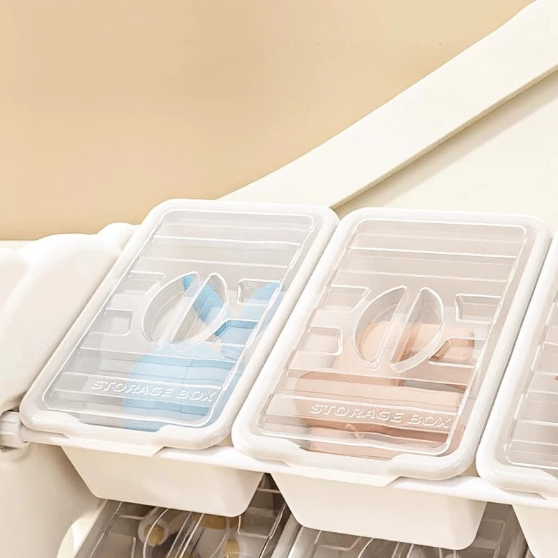Kids Toy Storage Cabinet Thick Plastic Multi-Bin Organizer for Nursery/Playroom Baby Toy Shelf Child-Safe Storage System