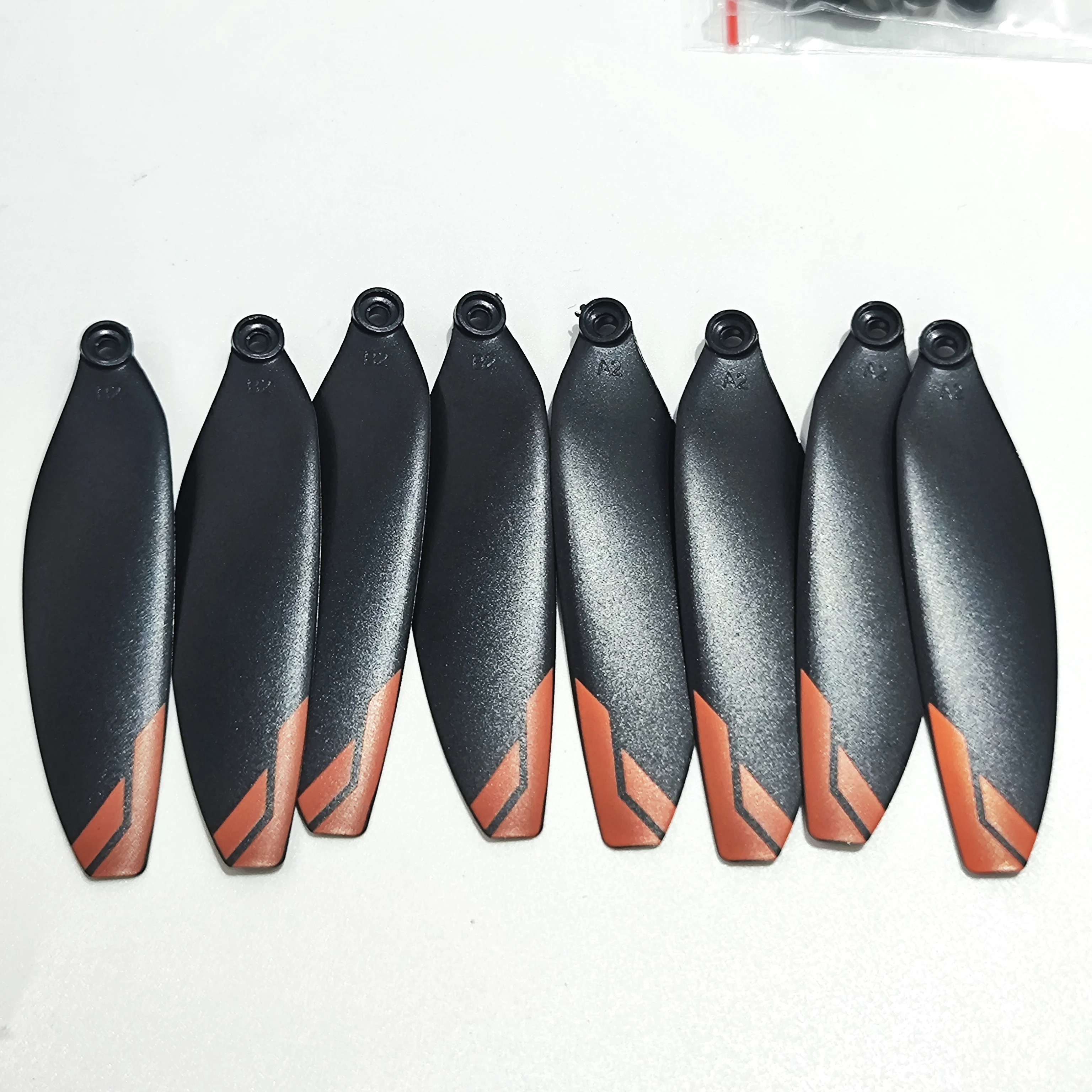 A19 PRO GPS折りたたみ式ブラシレス障害物回避RCクアッドコプタードローン純正ブレードプロペラパーツメープルリーフ10セット80個