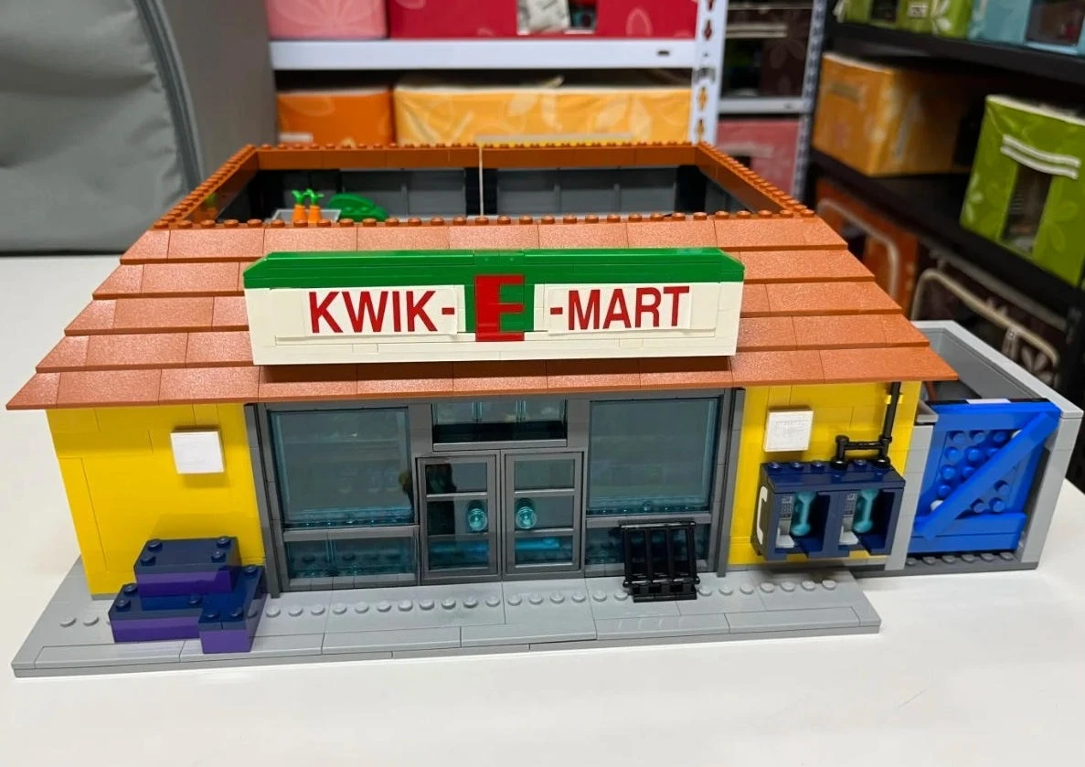 애니메이션 슈퍼마켓 71016 빌딩 블록 세트, 레고 호환, 크리스마스 선물에 적합, 2179개