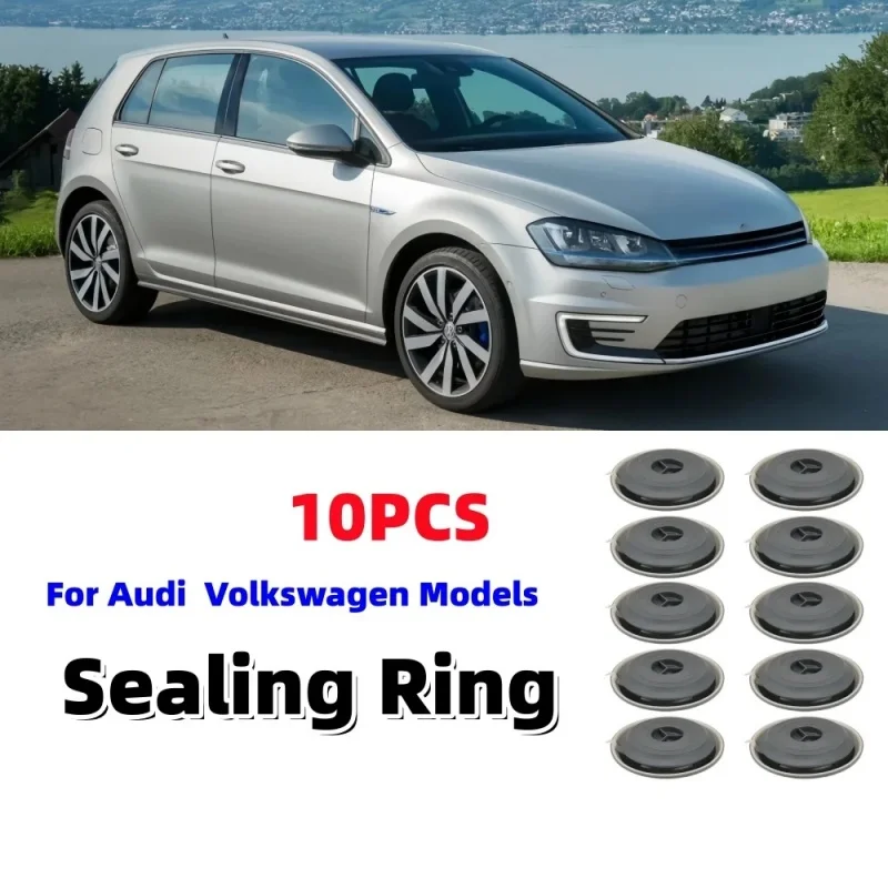 10PCS Car Sealing Ring Replacement Rubber Bottom Cover O-Ring For Audi Volkswagen Models N90964902 Auto Interior ﻿