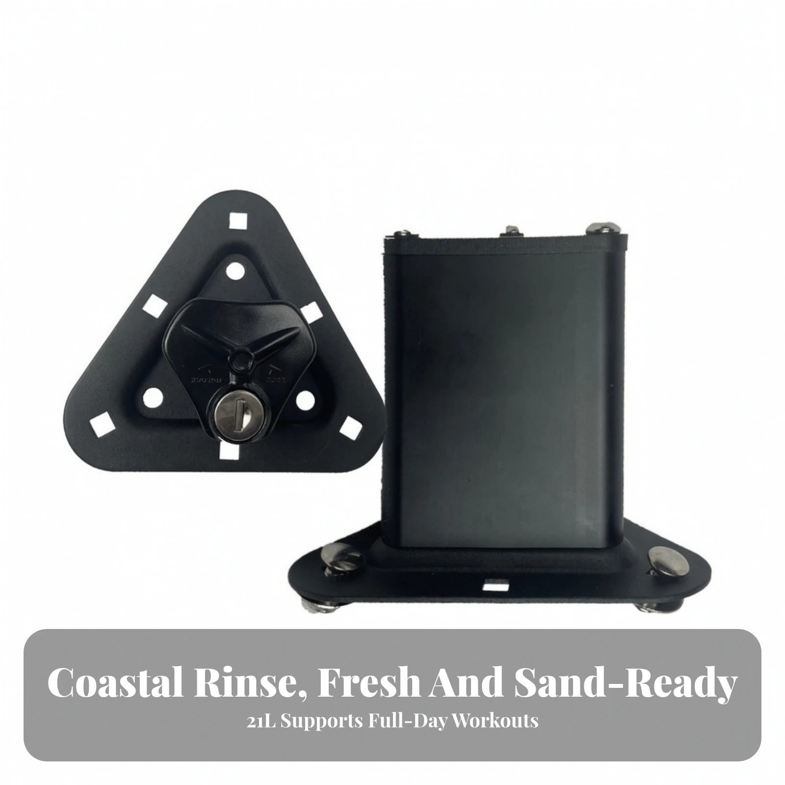 Mounting Bracket with Triangular Plate Heavy-Duty Installation Bracket Fixing Plate Heavy-Duty Hardware Versatile for Vehicles