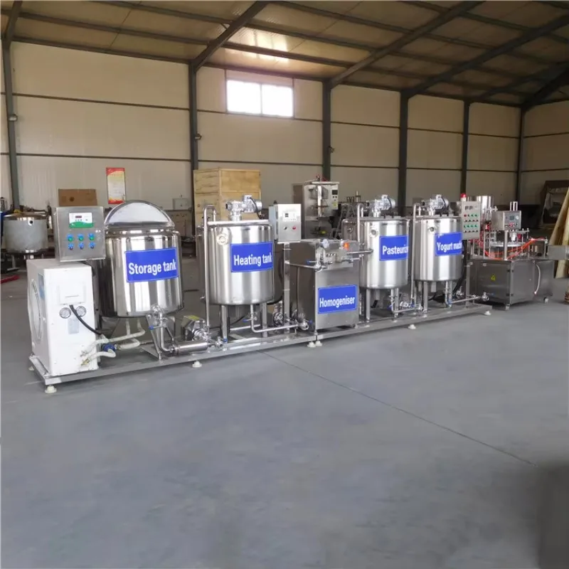 500L-5000L Complete Dairy Machinery Yogurt Plant Heating Cooling Homogenizer Custom