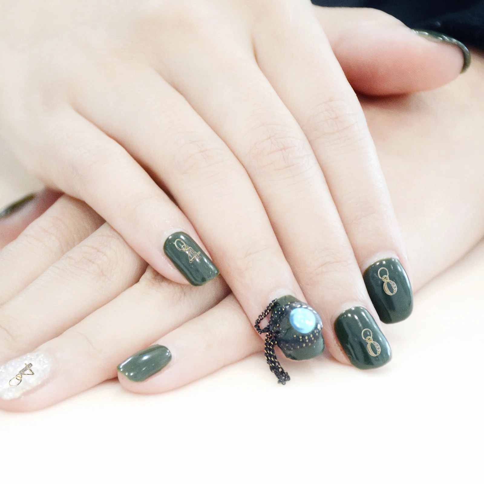 

20Pcs Decorative Nail Art Cross Charms Exquisite Pendants for Home Salon Use Stylish Designs Supplies Nail Charm