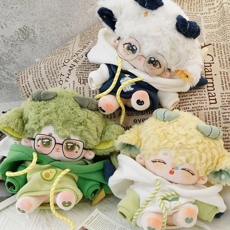 20cm Kawaii Plush Doll Toys Little Sheep Series Seastar Cotton Exquisite Doll with Animal Ear Tail Plush Doll Toys Girl Kid Gift