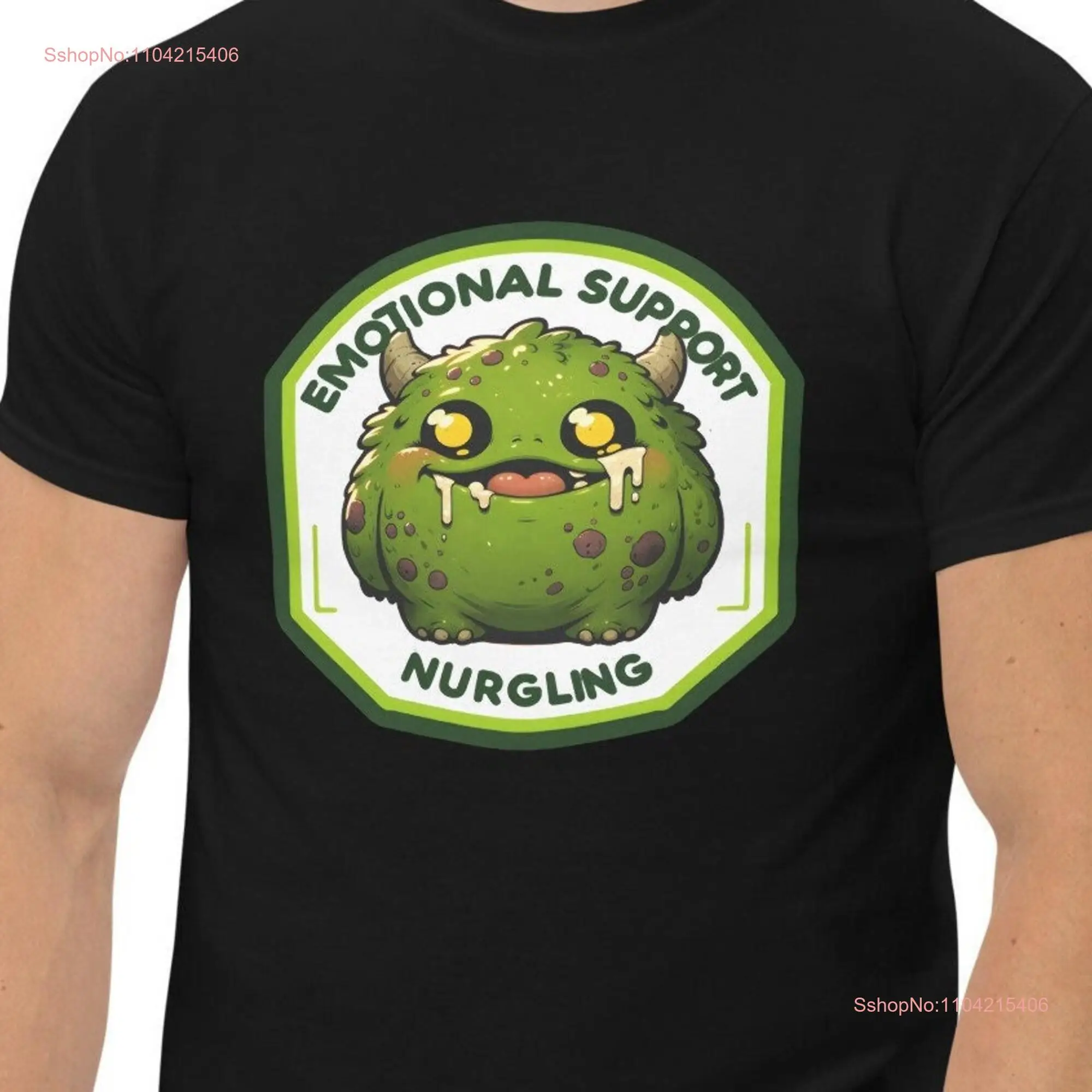 Emotional Support Nurgling Wargaming T Shirt Wargamer Miniature Collectors classic tee Multiple Colour Options