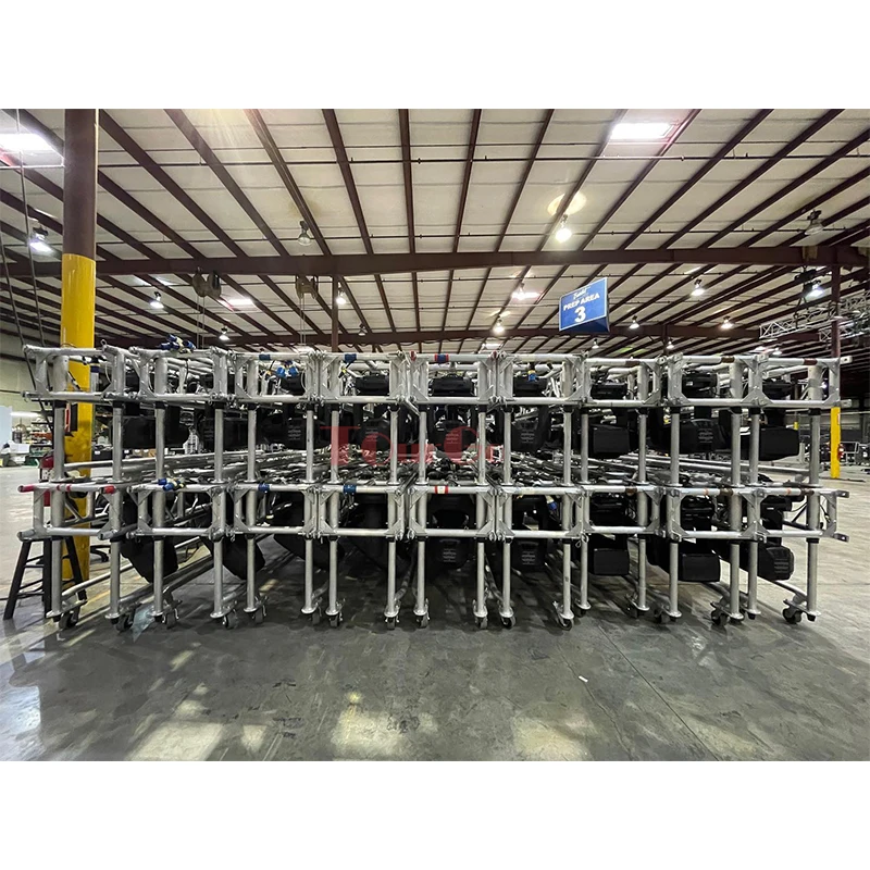 Aluminum Track Truss DJ Lighting Catwalk Trusses Concert Events Display System Led Mobile Portable Pre-rig Truss