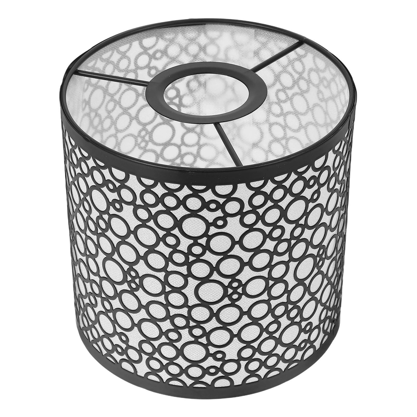 

Modern Iron Black Drum Lampshade Bedroom Ceiling Pendant Soft Light Pendant Shade Iron Simple Bedroom Lampshade