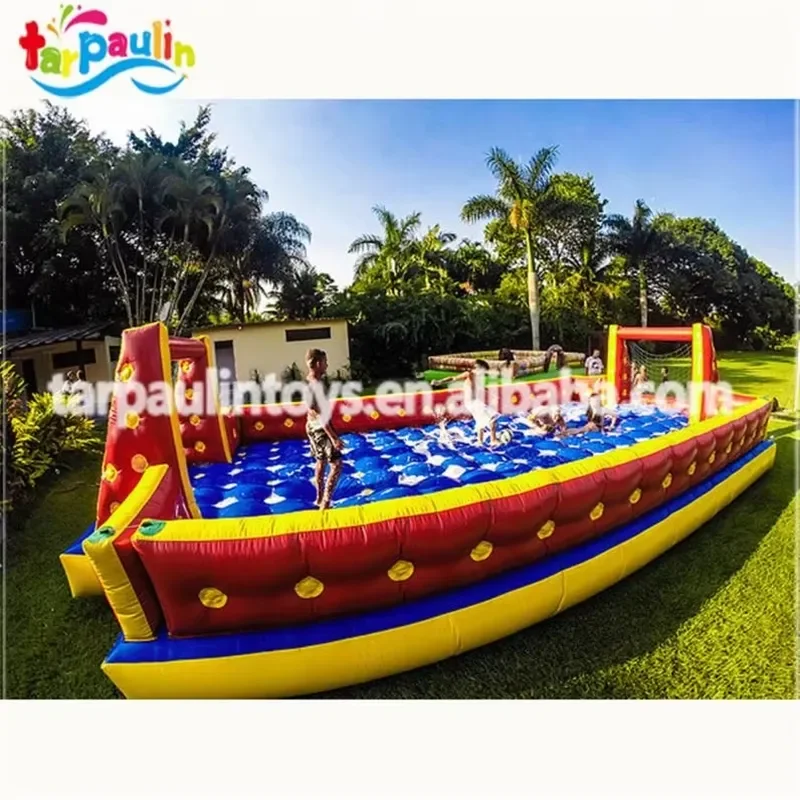 Good Football Court Inflatable Soapy Soccer Stadium