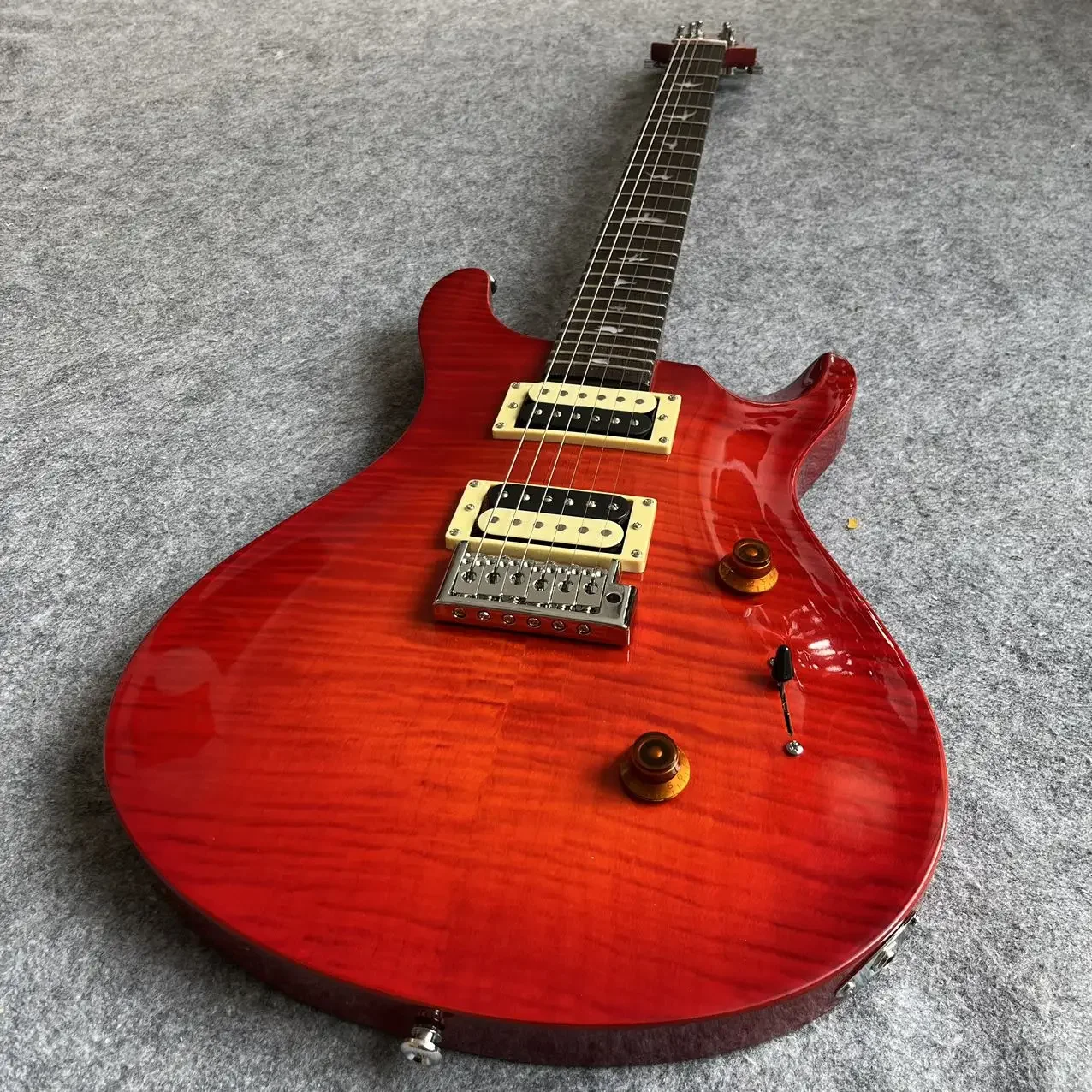 Guitarra eléctrica de 6 cuerdas, nueva guitarra PRS personalizada de fábrica