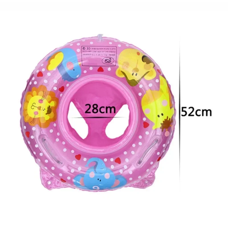 Swim Ring Baby Seat Float Double Handle Safety Inflatable Infant Kids Swimming Pool Rings Water Toys Swim Circle For Kids Sipply