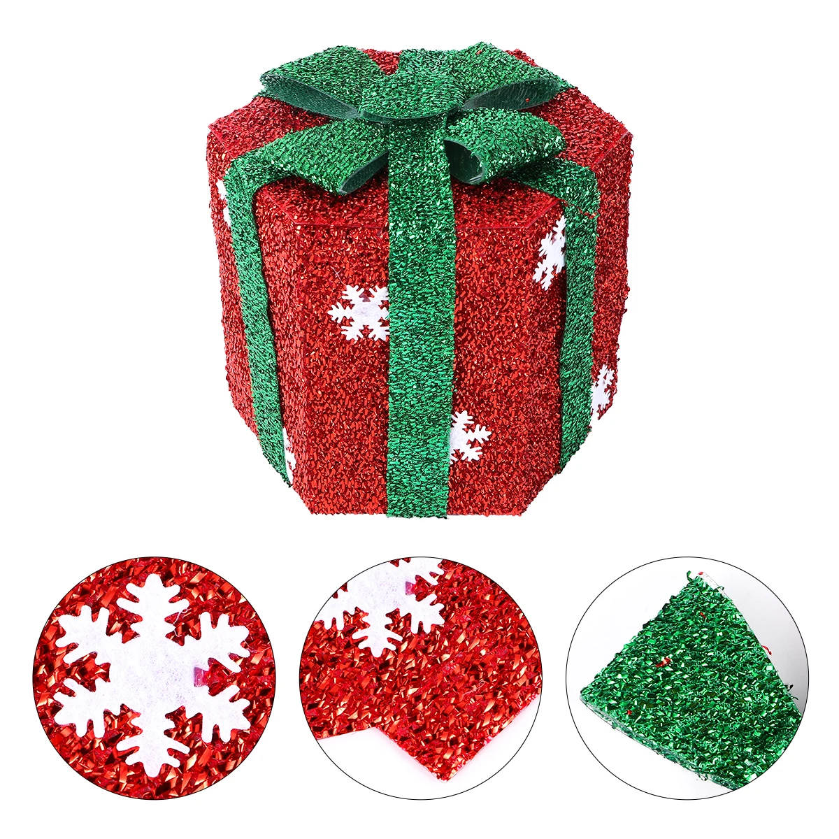 

Christmas Gift Box PVC Candy Packaging Container Holiday Party Storage Bag Decorative Present Pouch Durable Large Capacity