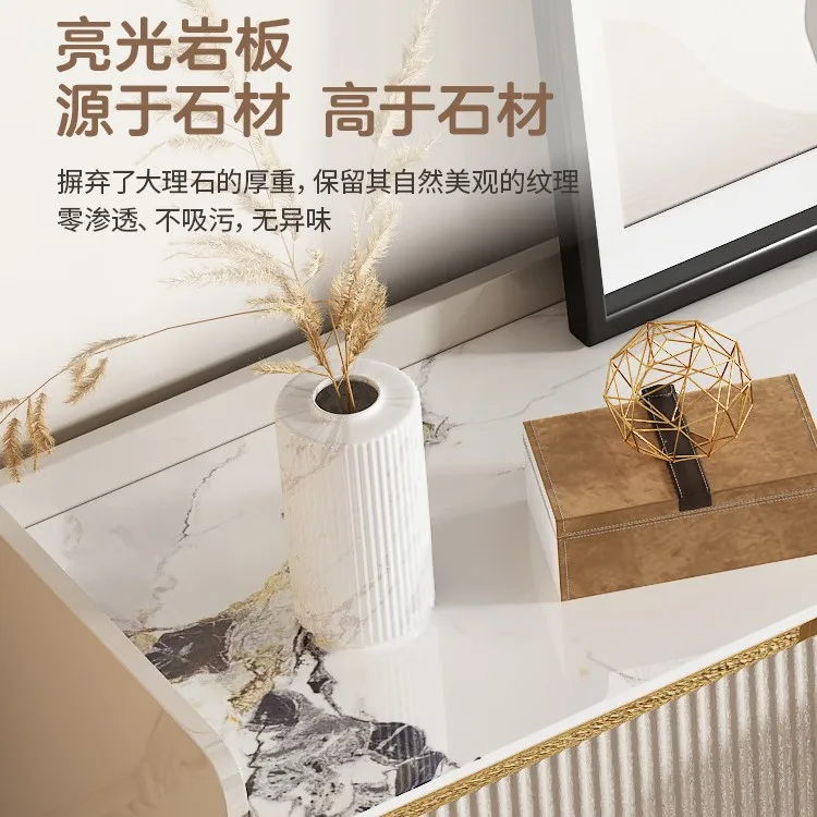 Home shoe cabinet home door new 2025 explosion rock slab light luxury outdoor entrance cabinet integrated wall locker