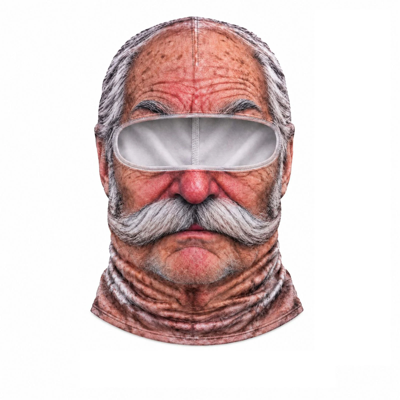 Realistic 3d Balaclava Sun Protection Outdoor Breathable Face Mask Full Cover Neck Shield Old Man Novelty Headgear Cycling 2026
