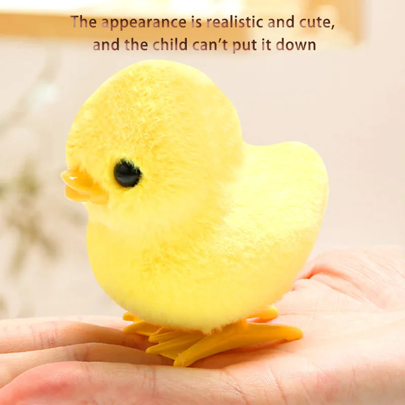 قطعتان من ألعاب الدجاج والبط القفز الممتدة، محاكاة محاكاة المشي للدجاج والبط من القطيفة، هدايا الهالوين وعيد الميلاد