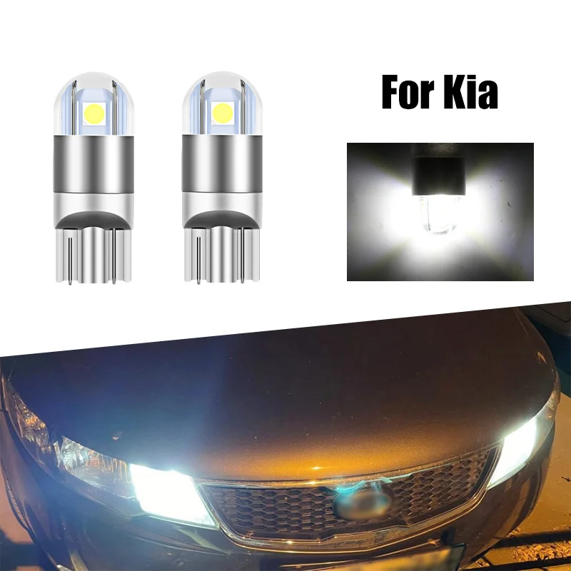 4x T10 W5W 12V LED Clearance Light Marker Lamp Bulb Source For Kia Rio K2 Ceed K3 K5 RIO FORTE SPORTAGE CERATO CARENS SORENTO