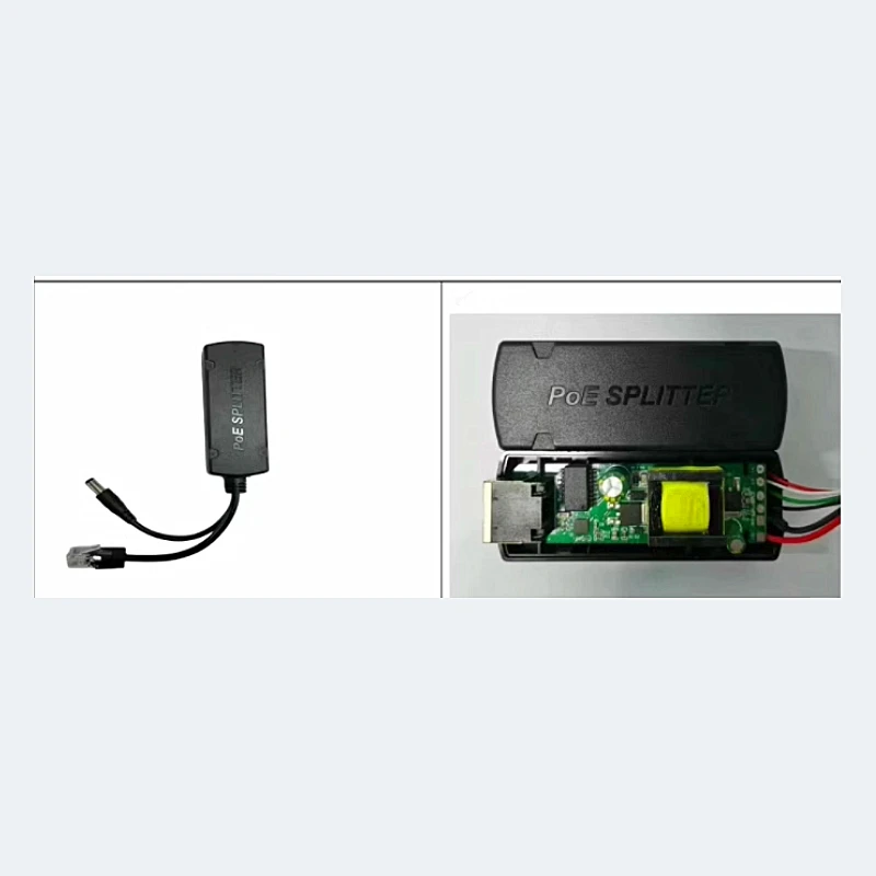 20PCS- Pemisah POE 48V hingga 9V 10/100Mbps