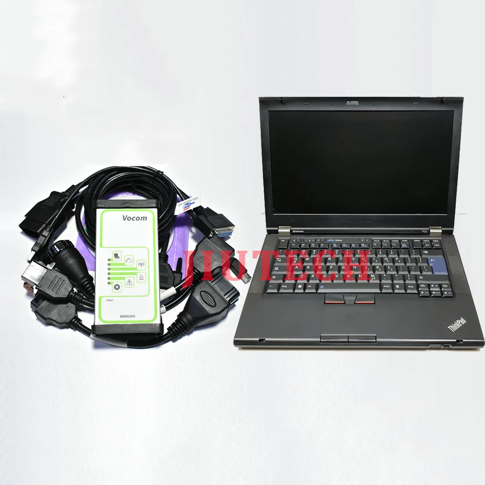 

PTT 2.8 Dev2 Tool Vocom 88890300 VCADS Diagnostic Tool+T420 Laptop