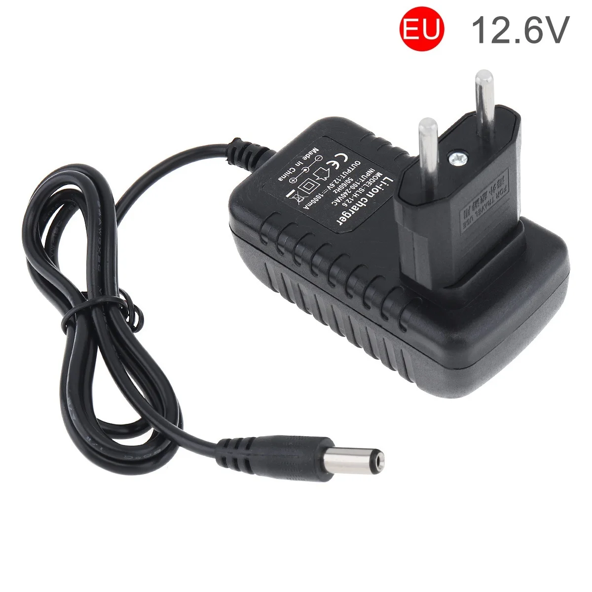 Imagem -06 - Universal dc Power Adapter Charger Carregador de Energia para Bateria de Lítio Furadeira Elétrica Chave de Fenda Carregamento 12.6 v 16.8 v 17 v 21 v 25v