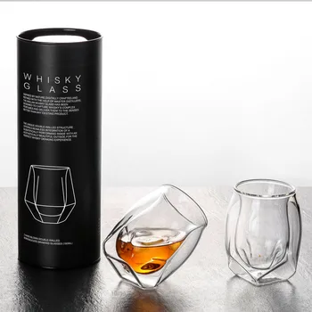 Double Walled Whiskey Snifter Set (2pc) | Insulated Tasting Glass