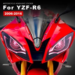 Headlight Sticker Waterproof Motorcycle Decals for Yamaha YZF R6 Accessories 2006-2016 2007 2008 2009 2010 2011 2012 2013 2014