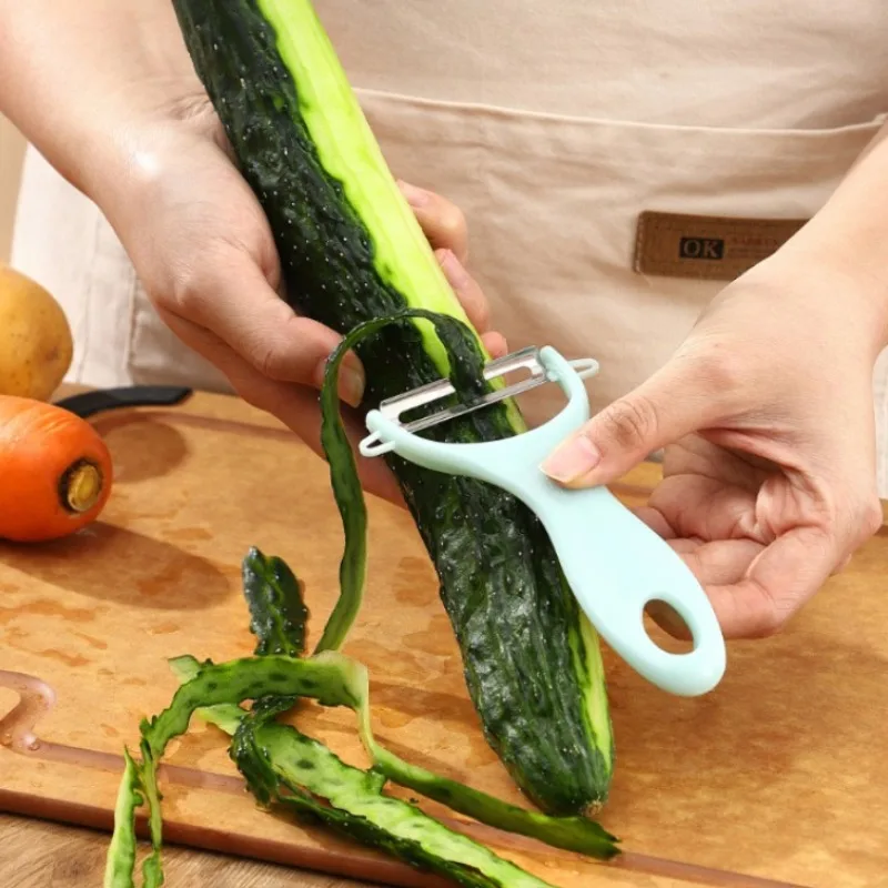 

Nordic PP Handle Stainless Steel Peeling Knife Household Potato and Vegetable Peeler Kitchen Kitchenware