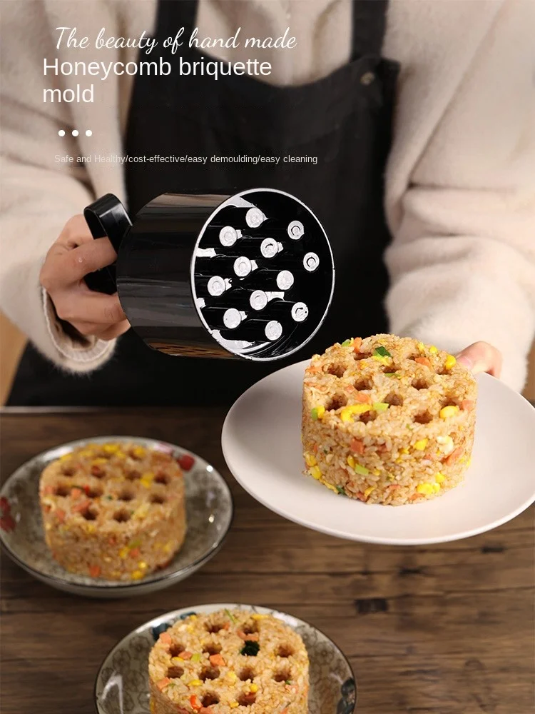 honeycomb coal rice mold home kitchen hotel stainless steel flame creative dishes briquettes rice cake baking abrasives