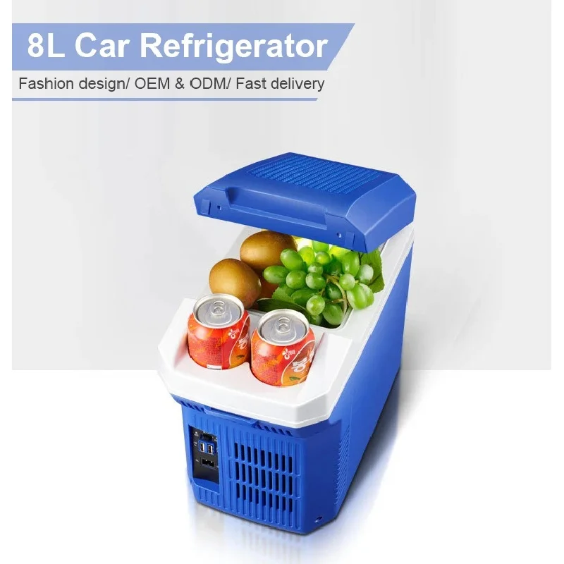 Premium 8L Portable Thermoelectric Car Fridge Cooler Warmer 12V 24V SUV Camping Parts