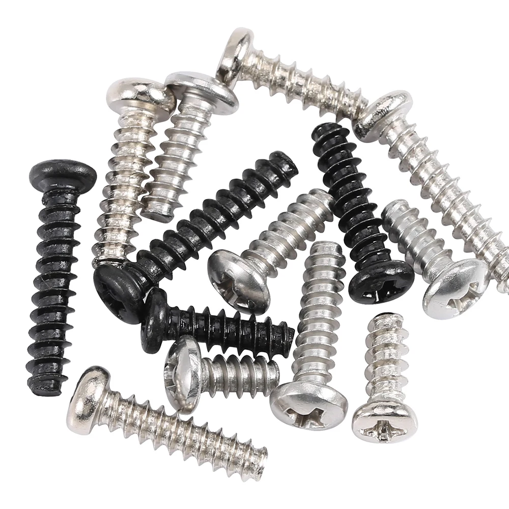 

Nickel Plated / Black Carbon Steel Phillips Round Head Cutting Tail Self Tapping Screw M1.4 M1.7 M2 M2.3 M2.6 M3 M3.5 M4