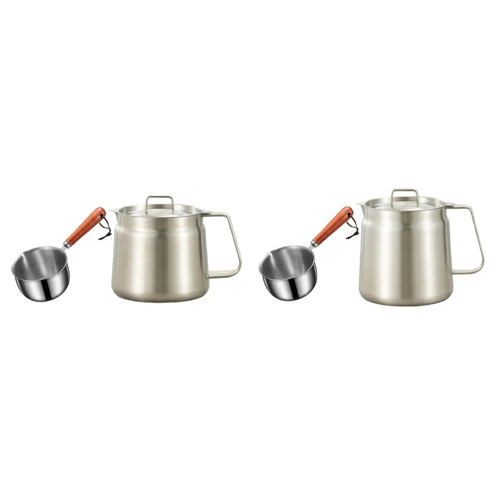 

Grease Container with Dustproof Lid Multifunctional Storage Oil Filter Pot