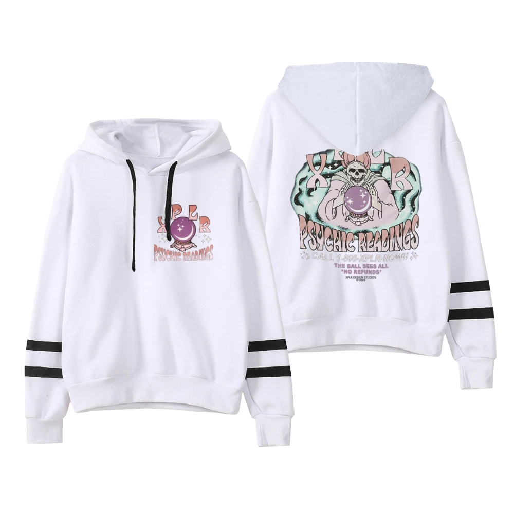 XPLR Sam e Colby moletom para homens e mulheres, Psychic, Hoodie de leitura, Unisex, sem bolso, manga de barras paralelas, roupas novas, 2023