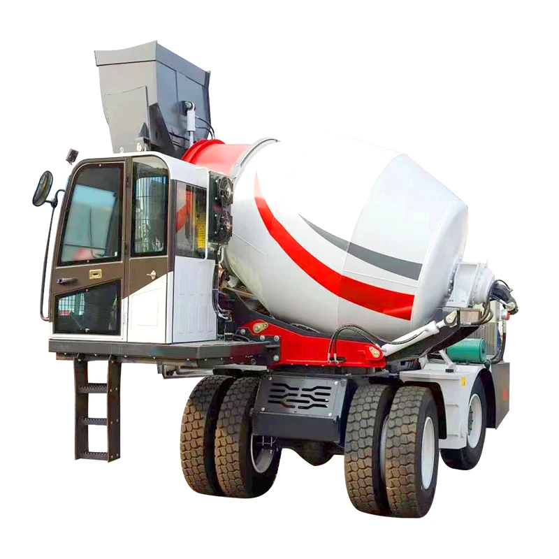 New Design 2.0 CBM Concrete Mixer for Sale in Peru Small Wheel Side Reducer High Load Moment Self Loading  carmix 500L