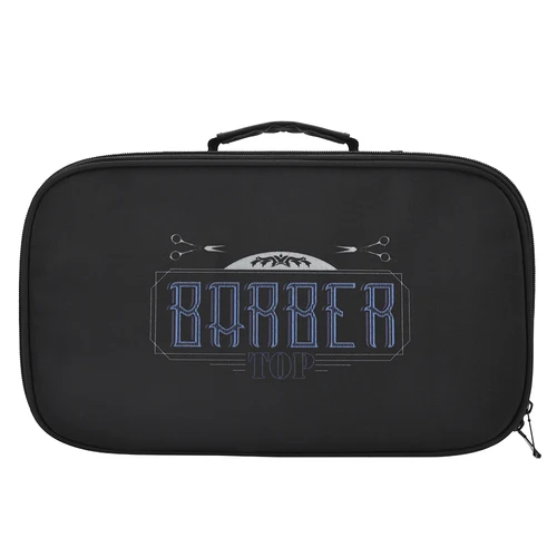 Imagen 2 del producto Estuche de herramientas de peluquero de gran capacidad, bolsa organizadora impermeable a prueba de golpes para tijeras de pelo, almacenamiento de Kit de estilismo