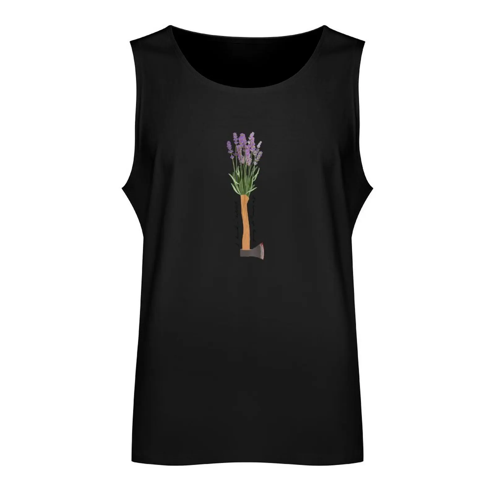 I Buried a Hatchet, It’s Coming Up Lavender Signature Tank Top Vest male Sports shirt man