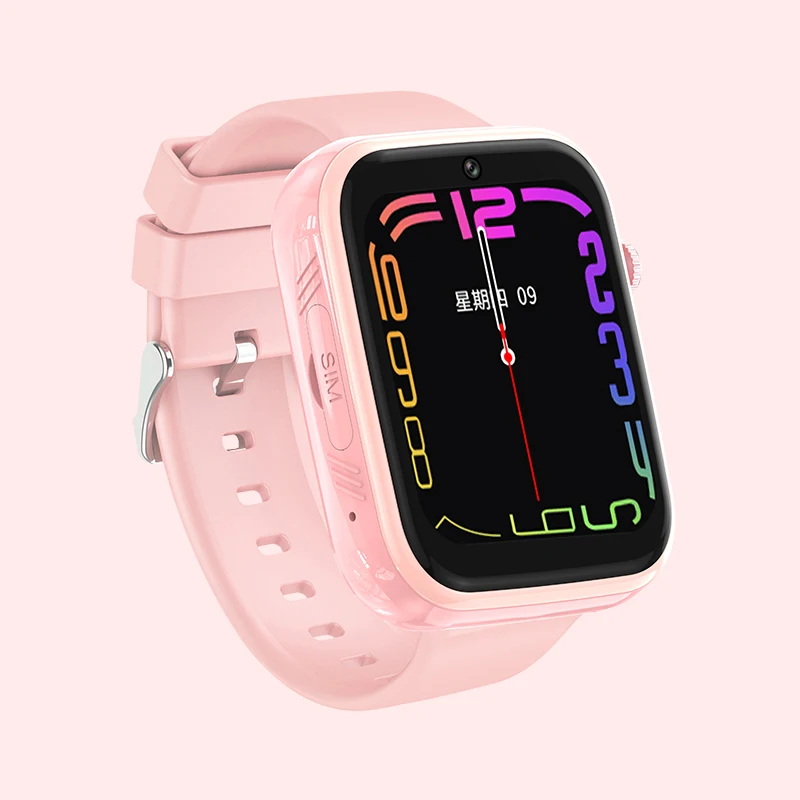 Smart 4G Kids Gps Wifi Trace Locatie Sim Card Telefoon Horloge Met Camera, Voice Video Sos Calls Whatsapp Ideaal Voor Kind Studenten