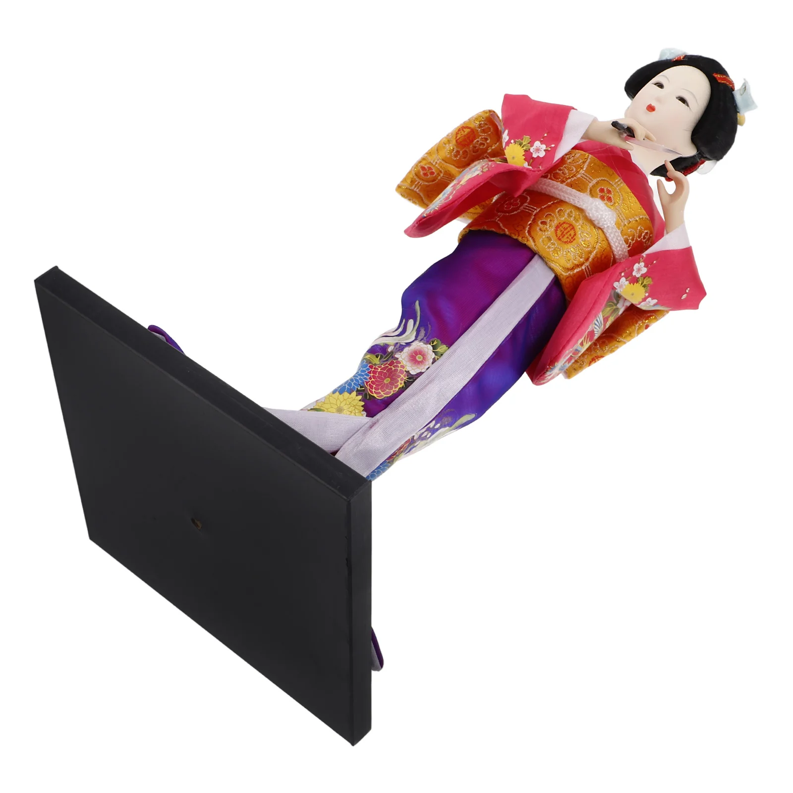 

Humanoid Japanese Maiko Desktop Girl Statue Kimono Figurine Silk Sushi Restaurant Decoration Dolls