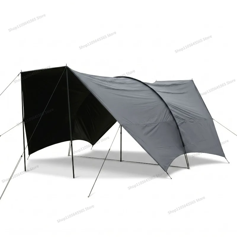For Canopy Tent Outdoor Thickened Rainproof Sunscreen Awning Portable Butterfly Hexagonal Camping Accessories