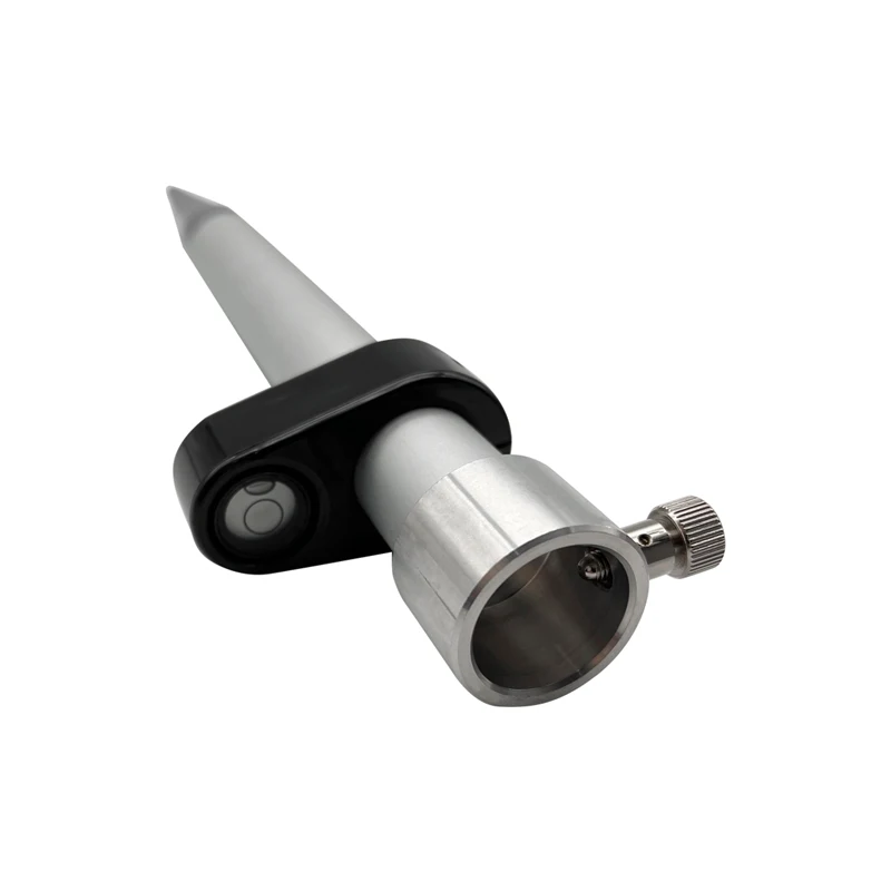 Silver 27.5cm Three-connector Mini Prism Pole Centering Rod For Total Station Swiss Type 5/8