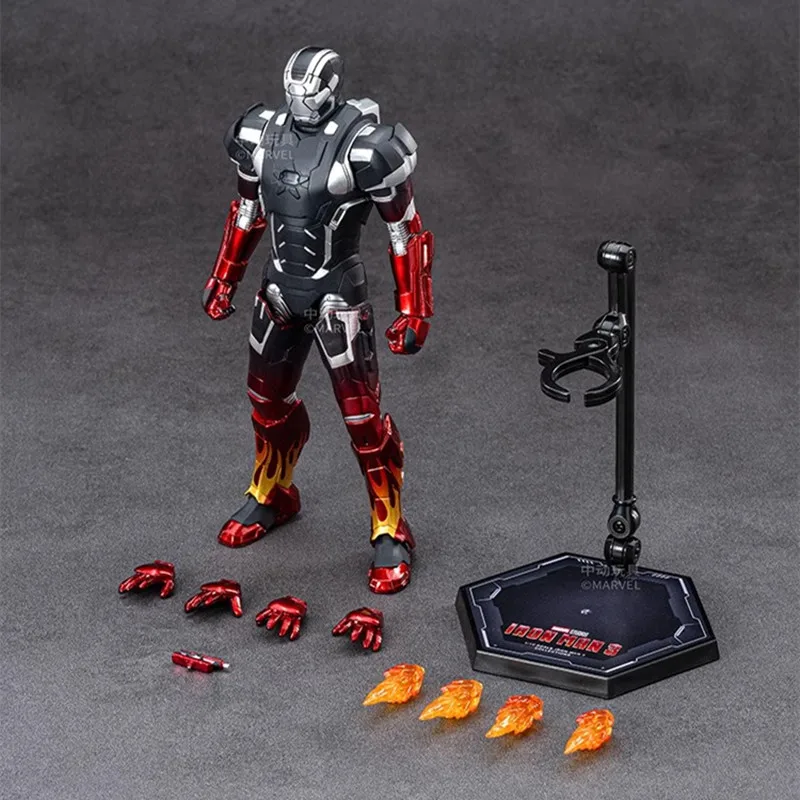 ZD Marvel Toys 1:10 Iron Man Mark22 MK22 Hot Rod Action Figure Movie Iron Man 3 Tony Stark Armor Model Collect