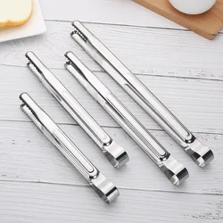 Korean Style Barbecue 410 Stainless Steel Clamp, Steak Tong, Buffet Barbecues Clip, Lengthened Bread Clips, Ice Kitchen Gadgets