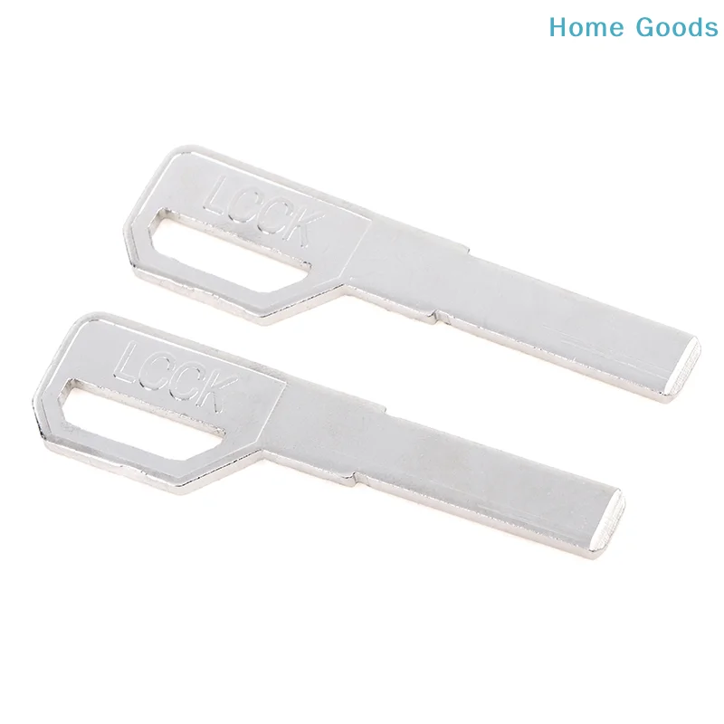 preferred2PCS Key Embryo Fingerprint Lock Password Lock Super D Key Blank Suitable For Handle LOCK Flat Multi-track Light Board
